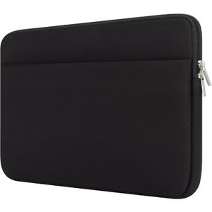 HEDUGO Laptop Sleeve Bag Compatible with 15.6 inches HP Acer Asus Portable Case with Front Pocket Padded Computer Pouch Cover Shockproof Protective for 15.6” Laptop, Black