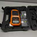 Brother PT-E110BP Contractor Kit: P-Touch Handheld Industrial Label Printer Plus 3 Tapes (up to 12mm Labels)