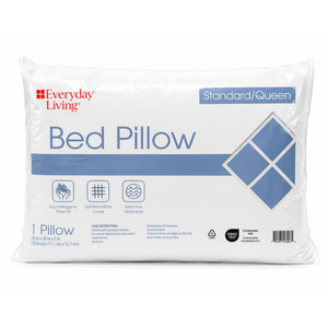 Everyday Living Bed Pillow Standard/ Queen