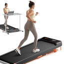 Walking Pad,Treadmill with Incline for Home Office, 2.5HP Portable Under Desk Treadmill with 265 Lbs Capacity,Remote Control, Led Display