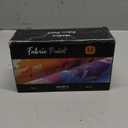 Nicpro 12 Colors Fabric Paint (1oz/30ml), Permanent Soft Fabric Paint Set with Brushes, Palette, Stencils, Non-Toxic Textile Paint for Fabric DIY Crafts, T-Shirts, Shoes, Jeans, Bags, Art Supplies