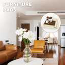 2 x 184 PCS Felt Furniture Pads, Chair Leg Floor Protectors, Furniture Sliders for Hardwood Floors, Cabinet Bumpers, Anti Scratch, Reduce Noise(Brown & Beige)