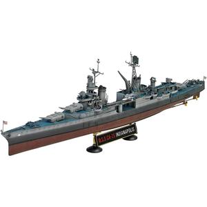 Academy Plastic Model 1/350th Scale USS CA-35 Indianapolis Military Ship Kit #14107 by Academy Models, Small