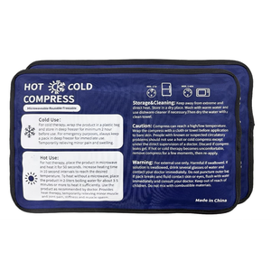 Gel Soft Flexible Ice Pack for Injuries - 2 Pack (Medium 7.5" x 11.5") Reusable Hot & Cold Compress for Pain Relief, Freezer Cold Pack for Hip, Shoulder, Knee - Cooling Gel Pad for Swelling, Bruises