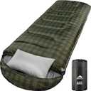 MEREZA 0 Degree Winter Sleeping Bag for Adults Kids with Pillow, Cold Weather Sleeping Bag for 4 Season Camping Hiking Backpacking Sleeping Bags for Big and Tall, X-Large