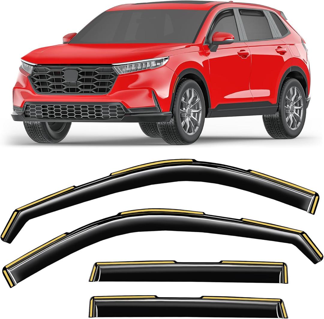 in-Channel Window Rain Guards Fit for Honda CR-V 2023-2026 CRV C-RV Extra Durable Window Deflectors Window Vent Visors Vent Shades Exterior Car Accessories
