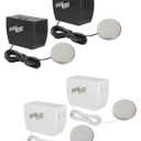 DEWENWILS 2 Packs Black Touch Dimmer Switch with 2 Packs White Touch Dimmer Switch, Touch Pad Control with 3 Levels of Dimming, Dimmable LED/CFL Lights, and Incandescent Bulbs, 8 ft Extension Cord