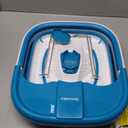 Homedics Smart Space Bubble Mate Collapsible Foot Spa, Heat-Maintaining, Bubble Massage with Pumice Stone and Splash Guard