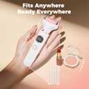 Womens Personal Groomers4-in-1 Electric Razor face Razors&Nose Trimmer Women-Personal Shaver for Women