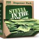 2 x Stevia In The Raw Stevia Sweetener Packets, 200 Ct Box, 2 Pack, Zero Calorie Stevia Sugar Substitute Packets, No Erythritol or Artificial Flavors, Vegan, Gluten Free, Kosher, Low Glycemic Index (EXP 05/19/28)