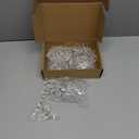 Nuenen 100 Pcs Hanging Crystals for Centerpieces Acrylic Chandelier Garland Beads Strands Prism Decorations Clear Teardrop Chandelier Crystals Pendant Wedding Home Garden Outdoor Ornaments(Maple Leaf)