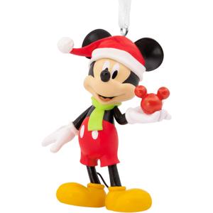 Hallmark Disney Mickey Mouse Holding Ornament Christmas Ornament