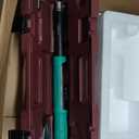 3/8" Adjustable Digital Torque Wrench, Interchangeable Head, 5-99.6 Ft-lb | ±2% Electronic Torque Wrench with 9×12mm Ratchet & Adjustable Open-End Heads, Automotive, HVAC & Industrial Maintenance