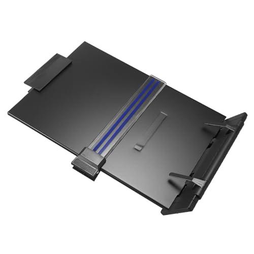 HEMOTON Adjustable Desktop Holder Plastic Reading Stand Document Organizer for Office Bookshelf with Angle Control Compact Space-Saving Design for Typing and Learning