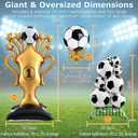 5 Pcs Soccer Balloons Party Decorations Set, Extra Large Trophy & World Cup Foil Balloons for Sports Theme Soccer Supplies/Birthday/Socoer Fans Party Decorations, 2026 World Cup Games Decor