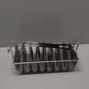 Tortilla Fryer Taco Fryer Basket,Taco Shell Fryer, Holds 8 Shells Deep Fryer Taco Holders Basket with Detachable Grip Handle