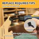 Cordless Pen Sander, 5-Speed and USB Charging with LED Light, Multi-Purpose Power Tool, Mini Power Sander for Sanding, Polishing, Finishing, DIY Crafts