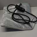 Toozey Small Pet Heating Pad, 6 Adjustable Temperature Dog Cat Heating Pad with Timer, Waterproof Heated Cat Bed with Chew Resistant Cord, Indoor Electric Pet Heated Mat 18x16in (Grey)