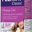 FELIWAY Classic 30 Day Cat Calming Refill for Pheromone Diffuser, 48ml - Helps Reduce Common Signs of Stress in Cats & Kittens, Enhanced Calming