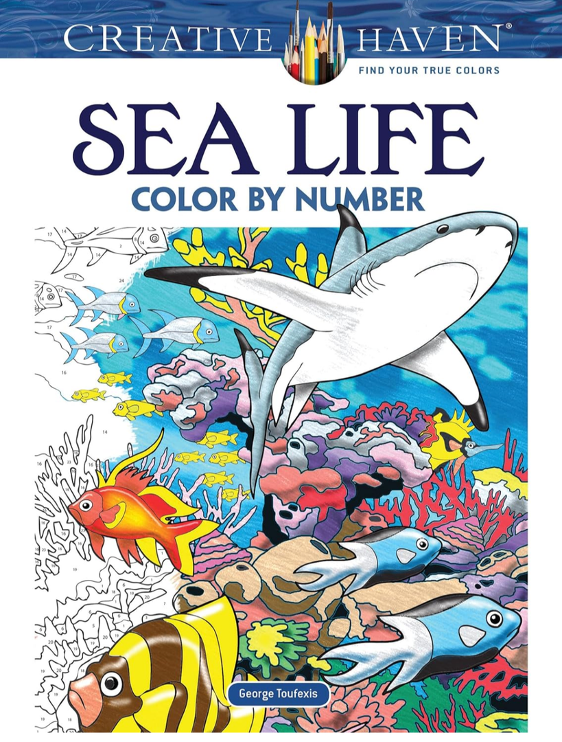 Adult Coloring Books: Sea Life (11 Book Series)