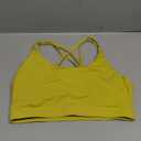 Comper Women's Sports Bras Wirefree Racerback Workout Bras Sexy Thin Straps Yoga Sport Bras with Removable Pads Size XL.