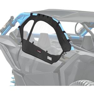 StarknightMT X3 Cab Enclosure Upper Doors, Upgrade Zipper Vent Soft Side Window Compatible With Can Am 2017-2025 Maverick X3 X Turbo R DS RS RR MR RC 2-Seater Model, Work with Roof Windshield Mirror