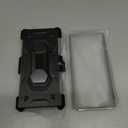 TONGATE Magnetic Stand for Samsung Galaxy S25 Ultra Case with Privacy Screen Protector, [Compatible with Magsafe] [Military Drop Protection] S25 Ultra Case with Camera Cover & Belt Clip, Green Privacy