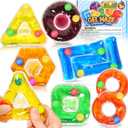 Sensory Toys for Kids Toddlers: Fidget Sensory Toys for Autistic Children Special Needs, Gel Filled Squishy Stress Toys for Autism / Anxiety Relief, Ideal Materials for Teaching/Learning Shapes Colors