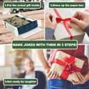 3 x Prank Gift Box, Naughty Puppies Theme Gag Gift Empty Box, Wrap Your Real Present in a Convincing and Funny Fake Gift Box, Hilarious White Elephant Gifts for Golfer, Husband, Dad, Brother and Boyfriend (Style No.3 - 1 Pack)