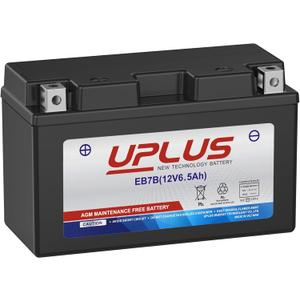YT7B-BS UPLUS Motorcycle Battery EB7B-4 ATV Scooter ATV AGM Battery Maintenance Free Compatible with Yamaha CAN-AM Ducati Kawasaki Suzuki Triumph