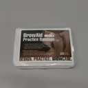 BrowAid Practice Bandage Realistic Practice Eyebrow Tattoo for Beginners Precision Brow Design Disposable PMU Supplies Pack of 20