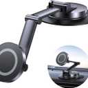 Fits MagSafe Car Mount for Universal Dashboard, Magnetic Phone Holder for Car, 360 Swivel Folding, Strongest Adhesion Car Mount with Long Metal Arm and Large Base for All Smartphones