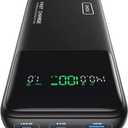 INIU 140W Power Bank, 27000mAh High Capacity Laptop Portable Charger, USB C in&Out Tablet Powerbank, Digital Display Phone Charger, Travel Charger Compatible with iPhone 16, iPad, MacBook, Laptop etc.