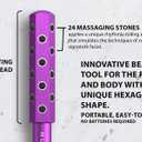 Nurse Jamie Uplift Facial Massaging Beauty Roller - Facial Massager with 24 Stones for Sculpting, Firming & Reducing Puffiness