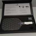 T800 Carbon Fiber Pickleball Paddle with 16mm V-Sonic IV Dynamic Core, Premium Pickle Ball Thermoformed Unibody, Elongated Shape, Enhanced Power & Ultimate Spin, USAPA Approved, Storm008