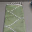 Ombre White and Sage Green Shower Curtain for Bathroom, Modern Geometric Pattern Textured Shower Curtains 72X72 inch Polyester Fabric Bathroom Decoration Bath Curtains Hooks Included