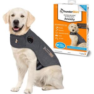 ThunderShirt for Dogs, X Large, Heather Gray Classic - Dog Anxiety Relief Calming Vest