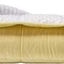 ALANSMA Reversible Weighted Blanket for All Season, Luxury Velvet, Warm and Cool, Adult 15Lb Yellow Weighted Blanket, Enjoy Sleeping Anywhere(Light Yellow,60"x80" 15lbs)