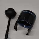 MR.SIGA Toilet Plunger with Holder, Heavy Duty Toilet Plunger and Holder Combo for Bathroom Cleaning, Black