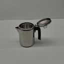 Elite Gourmet EC008 Classic Stovetop Coffee Percolator, Glass Clear Brew Progress Knob, Cool-Touch Handle, Cordless Serve, 8-Cup, Stainless Steel