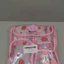 Clear Backpack for Kids, Strawberry Backpack for Girls, Water-Resistant See Through Bookbag with Chest Strap for Preschool Kindergarten College Travel Stadium Work Concert