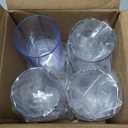 US Acrylic Classic Clear Plastic Reusable Drinking Glasses (Set of 8) 12oz Rocks & 16oz Water Cups | BPA-Free Tumblers, Made in USA | Top-Rack Dishwasher Safe