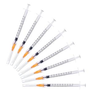 Disposable 1ml syringe with 25G 1inch Lab Supplies, Individually Packaged 50Pack