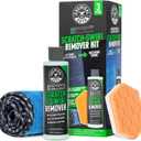 Chemical Guys Insynchro Scratch & Swirl Remover (8 oz) - Kit with Hex Logic Dual Sided Hand Polishing Pad and Monster Extreme Microfiber Towel for Paint Restoration and Gloss Enhancement