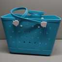 Beach Bags for Women, Beach Tote Waterproof Sandproof with Holes and Window, XL Rubber Tote Bag With Zipper Pocket