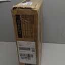 VASAGLE Bookcase, 4-Tier Bookshelf, Slim Shelving Unit for Bedroom, Bathroom, Home Office, Tempered Glass, Steel Frame, Metallic Gold ULGT28G