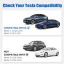 Center Console Organizer Fit For Tesla Model Y Juniper2025-2026& Model 3 Highland 2024-2026 Double Layer Silicone Slide Smoothly New Model Y/3 Accessories, 5 Pcs