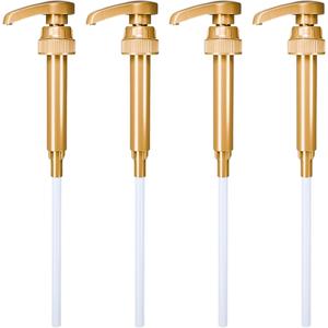 3 x 4 Pcs Coffee Syrup Pump Dispenser - Fits Various 25.4 oz Bottles, Precise Dispensing 0.3oz/10ml & Lockable Design, Easy to Use & Clean, Ideal for Liquid & Pastes - The Kombucha Company