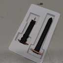 STIROLL Slim Leather Bands Compatible with Apple Watch Band 38mm 40mm 41mm 42mm(Series 11 10), Top Grain Leather Watch Thin Wristband for iWatch Ultra SE Series 9 8 7 6 5 4 3 2 1 (Black)