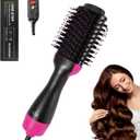 4-in-1 Hair Dryer Brush and Styler, Hot Air Blow Dryer, Volumizer with Ionic Technology (A)
